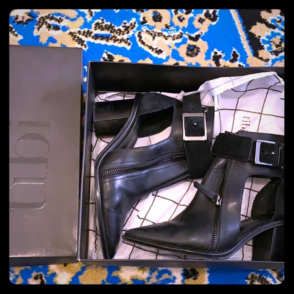 Tibi Suvi Black Booties